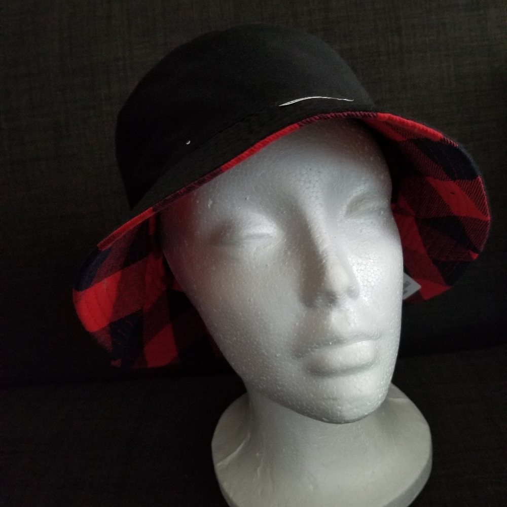 Reversible Buffalo Check Patterned Bucket … - Picture 7 of 9